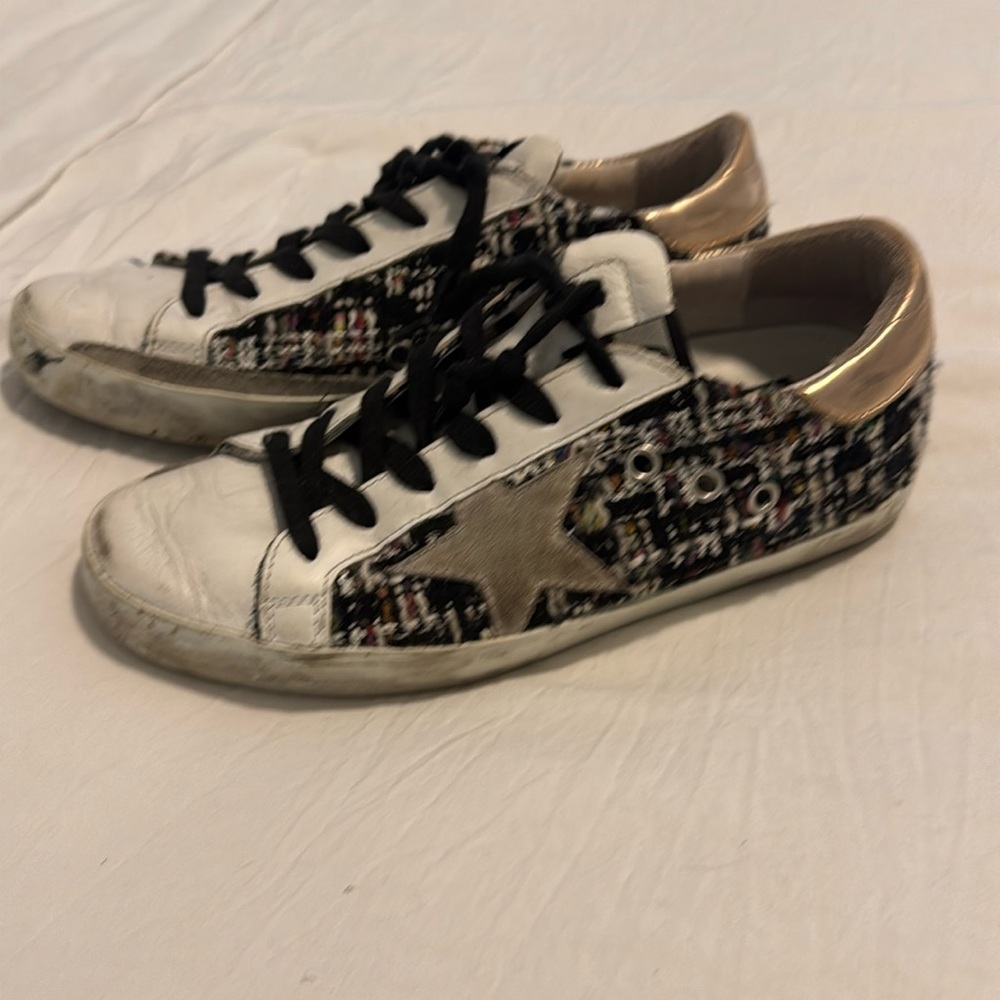 Golden goose sneakers tweed!